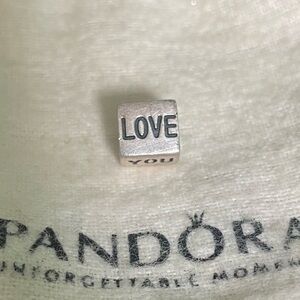 Authentic Pandora “Moments” ILY Charm